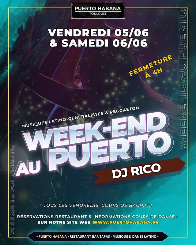 Week-end Puerto — DJ Rico (samedi)