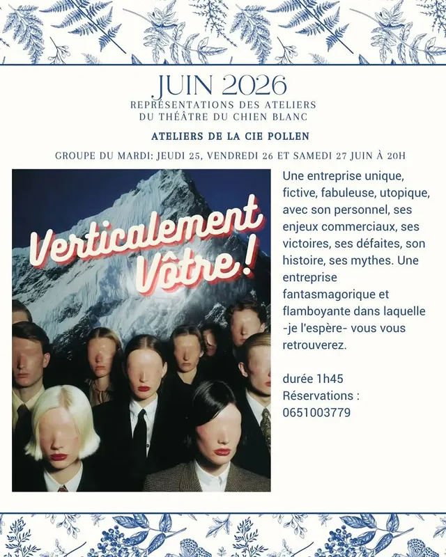 Verticalement Vôtre ! — Ateliers de la Cie Pollen (groupe du mardi)