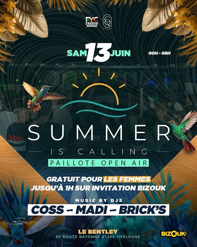 SUMMER IS CALLING - Paillote Open Air