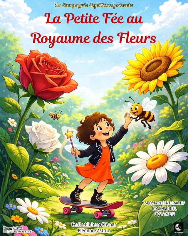 LA PETITE FÉE AU ROYAUME DES FLEURS